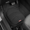 MOTOR TREND FLEXTOUGH FLOOR MATS DEEP DISH ALL WEATHER MATS FOR CARS - BLACK - Like New