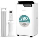 SereneLife SLACP12 12000 BTU Portable Air Conditioner 3-in-1 - White - Like New