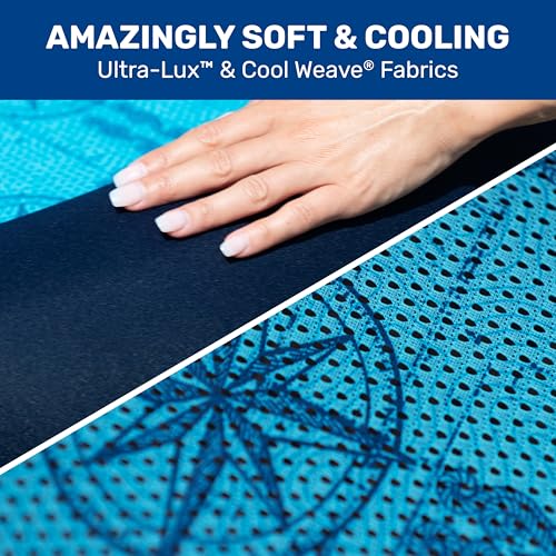 AQULA LUXURY WATER POOL LOUNGE EXTRA LARGE - NAVY/LIGHT BLUE/PEEPOLE - Like New