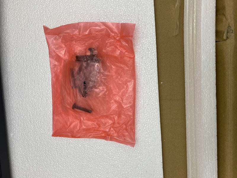 NOVILLA SNACK END TABLE C SHAPED SIDE TABLE ROLLING CASTERS SMALL TABLE - BROWN - Like New