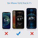 Yootech 6.1 Compatible with iPhone 12, 12 Pro 6.1 inch Tempered Glass 4-Pack Like New