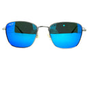 MAUI JIM EYEGLASSES SPINNAKER MJ545-11B, 54-19-140, TITAN H19077 - BLUE/SILVER - Like New