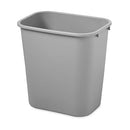 Rubbermaid Commercial Products Wastebasket, Gray, 7-Gal, Pack of 12 - Brand New