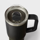 EMBARK 40OZ STAINLESS STEEL STRAW TUMBLER - BLACK - Like New