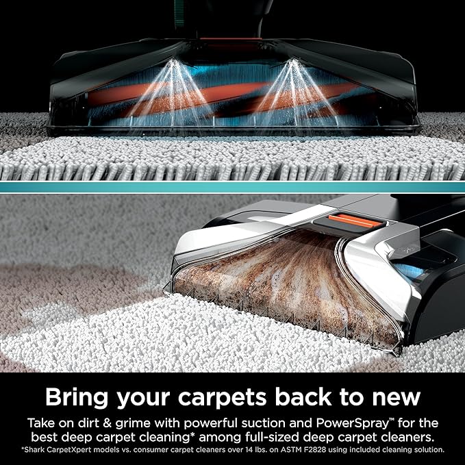 Shark EX201 CarpetXpert Upright Carpet Area Rug & Upholstery StainStriker - Cyan - Like New