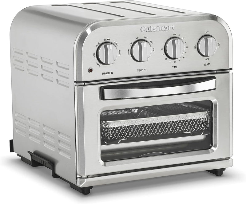 Cuisinart TOA-28FR Compact Air Fryer Toaster Oven- Silver - Scratch & Dent