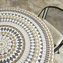 B084JGQBG6 Custom-Fit Elastic 48" Round Table Cover Home Catering - Tiles - Brand New