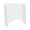 DEFLECTO COUNTER TOP BARRIER PASS THRU, 27" X 6" X 23.75" 2 PKS ACRYLIC, CLEAR - Brand New