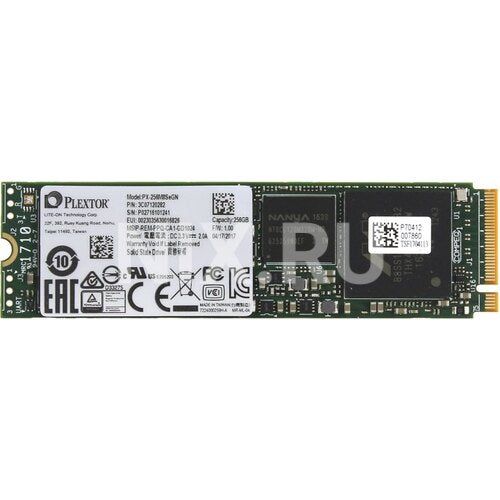 PLEXTOR 256GB M.2 PCIE NVME SOLID-STATE DRIVE - GREEN - Like New