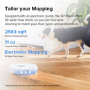 ROBOROCK Q7 MAX PLUS ROBOTIC VACUUM AND MOP WITH LIDAR NAVIGATION - WHITE - Like New