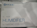 GENIANI 3L ULTRASONIC COOL MIST HUMIDIFIER - FILTER-FREE - BLUE/WHITE - Like New