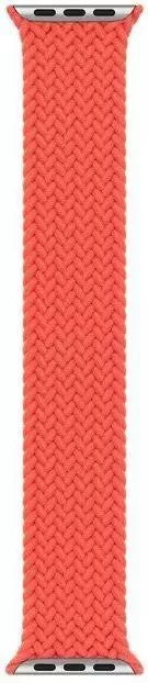 APPLE WATCH BRAIDED SOLO LOOP 44MM - ELECTRIC ORANGE - SIZE 5 - ELECTRIC ORANGE - Like New