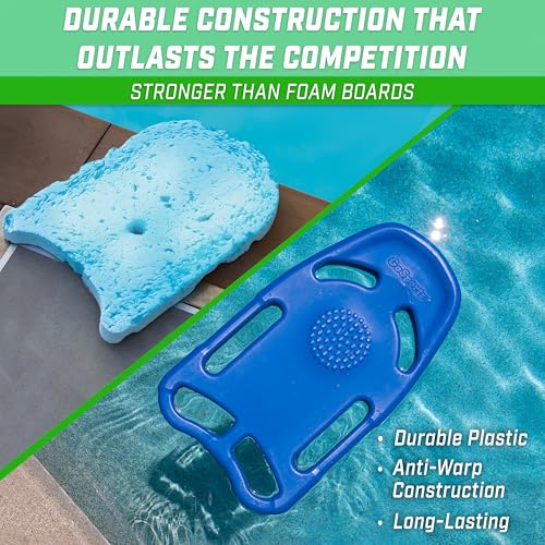 GOSPORTS SWIM KICKBOARD FOR SWIMMING TRAINING ADULT SIZE X5 POOL EXERCISE - BLUE - Like New