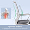 SMUG Ergonomic Mid Back Breathable Mesh Swivel Desk Chair - Gray Like New