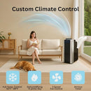 WHYNTER PORTABLE AIR CONDITIONER 14,000 BTU UNDER WINDOW ARC-14S ‎PLATINUM/BLACK - Like New