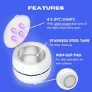 HELLO BRIGHT ULTRASONIC RETAINER CLEANER MACHINE UV LIGHTS FOR INVISALIGN - Like New