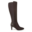 B0C4WLGGC1 LifeStride Womens Gracie High Heeled Tall Boots Dark Chocolate 8.5 M - Brand New