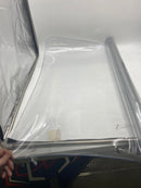 MUARTS 1/8"X47"X35" CLEAR CHAIR MAT FOR HARDWOOD FLOORS - CLEAR - Like New