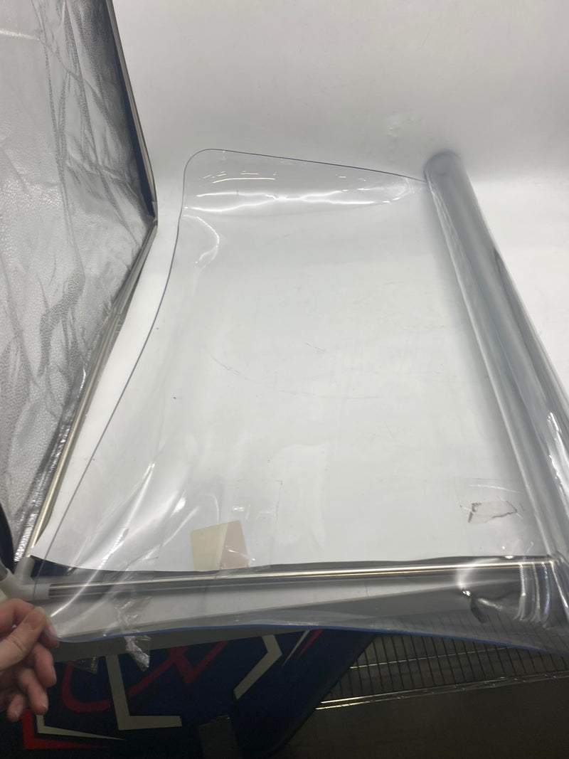 MUARTS 1/8"X47"X35" CLEAR CHAIR MAT FOR HARDWOOD FLOORS - CLEAR - Like New