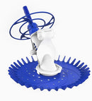 PAXCESS Suction Side Pool Cleaner Vacuum Climb 16pcs 24in Hoses - White/Blue - Like New