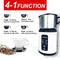 CASARA 4-IN-1 ELECTRIC MILK STEAMER AND FROTHER MF-02 - WHITE - Like New