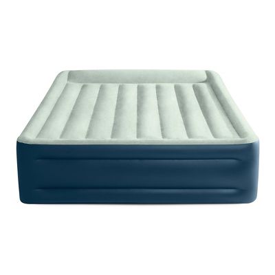 INTEX ELEVATED 18" PILLOW REST QUEEN AIR MATTRESS, INTERNAL - Scratch & Dent