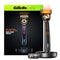 GILLETTELABS HEATED RAZOR STARTER KIT 1 HANDLE 2 BLADE REFILLS 1 DOCK - BLACK - Like New