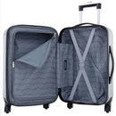TRAVELERS CLUB CHICAGO HARDSIDE EXPANDABLE SPINNER LUGGAGE 22" - SILVER - Like New