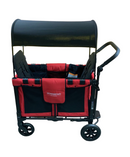 Wonderfold W2 Original Multifunctional Double Stroller Wagon - Red - Like New