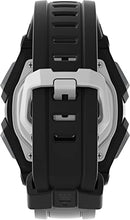 TIMEX IRONMAN MEN'S CLASSIC 43MM DIGITAL RESIN STRAP WATCH - BLACK - Like New