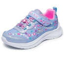 302220L SKECHERS GIRLS' JUMPSTERS 2.0 - BESTIES 4EVER LAVENDER SIZE 3.5 - Like New
