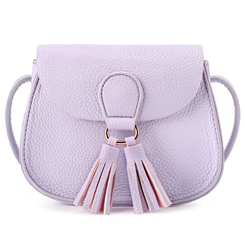 MIBASIES KIDS PURSE TODDLER CROSSBODY BAG TASSE SIZE M - LIGHT PURPLE - Like New