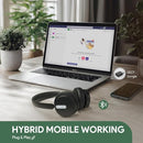 YEALINK WH64 HYBRID DECT AND BLUETOOTH WIRELESS HEADSET - BLACK - Like New