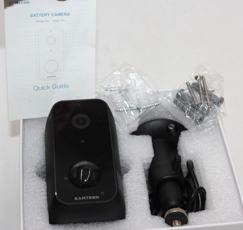 Kamtron Snap 11s Wireless Camera 1080p IP65 - Black Like New