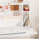 SEI Furniture Wall Mount Folding Floating Desk in White - Brand New