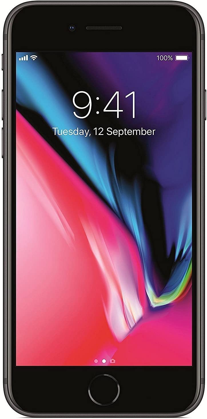 APPLE IPHONE 8 64GB T-MOBILE MQ6Y2LL/A - SPACE GRAY CRACKED SCREEN/LCD