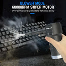 OPOLAR HANDHELD VACUUM-CORDLESS BLOWER DUSTER COMPUTER KEYBOARD - BLUE/BLACK - Like New