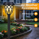RUHOTILI SOLAR LIGHTS OUTDOOR 12 PACK SOLAR GARDEN LIGHTS WATERPROOF - BLACK - Like New