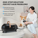 Einoor, Professional Pet Grooming Kit with Vacuum Function-3L Capacity - Black Like New