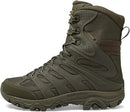 MERRELL MEN'S MOAB 3 8" ZIP TACTICAL BOOTS - SIZE: MEN 9.5 - DARK OLIVE - Like New
