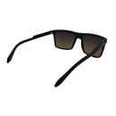 QUAY MEN'S POLARIZED SQUARE LENSES UV SUNGLASSES LET IT RUN - MATTE BLACK/NAVY - Like New