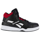 REEBOK WORK BB4500 WORK HIGH TOP SNEAKER - SIZE: MEN 10W - BLACK RED - Like New