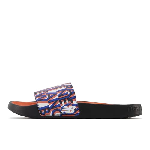 NEW BALANCE FRESH FOAM 200 V1 SLIDE SANDAL MEN'S SIZE 12 BLACK/ORANGE/BLUE - Brand New