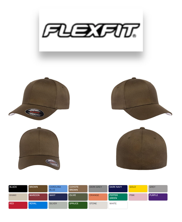 6277 Flexfit Adult Wooly 6-Panel Cap - Brand New