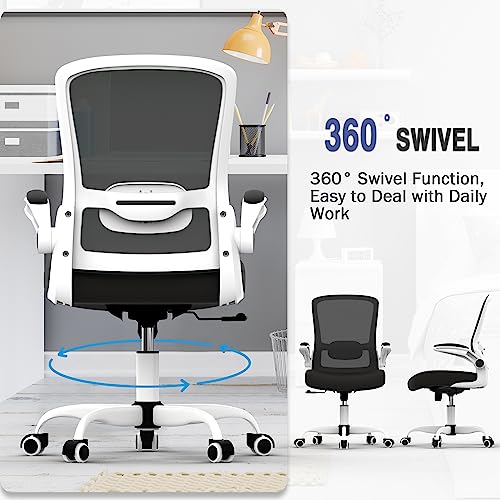 MIMOGLAD OFFICE CHAIR ERGONOMIC DESK CHAIR LUMBAR SUPPORT OC-5188 - WHITE - Like New