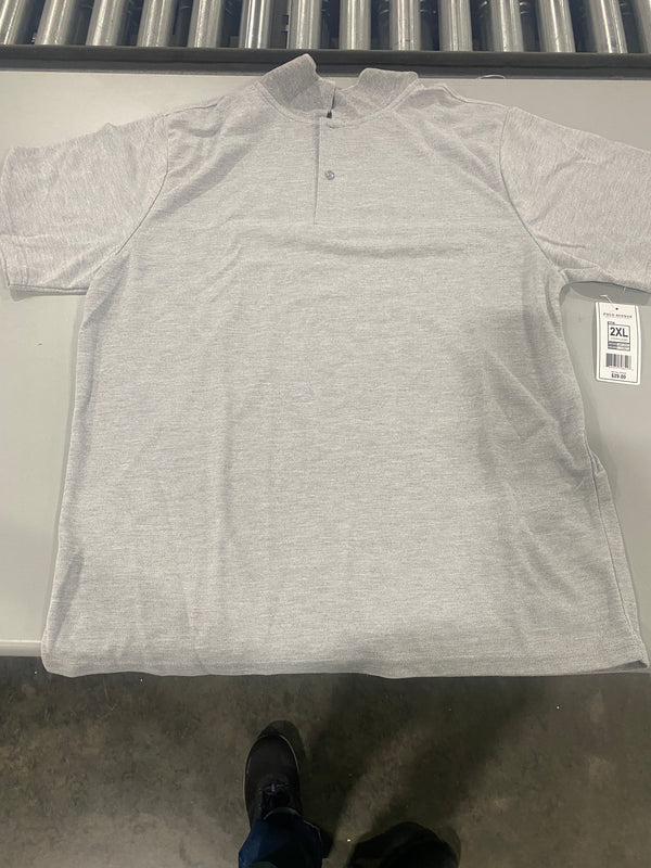 POLO AVENUE POLO SHIRT - SIZE: MEN 2XL - GRAY - Brand New