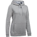 1300261 UNDER ARMOUR WOMEN'S HUSTLE FLEECE HOODIE GRAY/BLACK SIZE S - Brand New