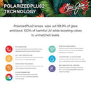 MAUI JIM POLARIZED MEN'S AND WOMEN'S WORLD CUP WRAP 64MM - MARLIN/GRAY POLARIZED - Like New