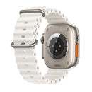 Apple Watch Ultra GPS Cellular 49mm Titanium Case White Ocean Band MNH83LL/A - Like New