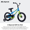 Chipmunk Kids Bike Toddlers 12 14 16 18 Inch Wheel Bicycle Beginners B114LROBLU - Like New